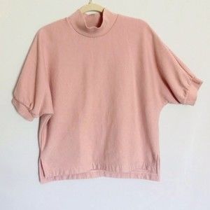 Banana Republic Mock Neck Short Sleeve Pullover Sweater